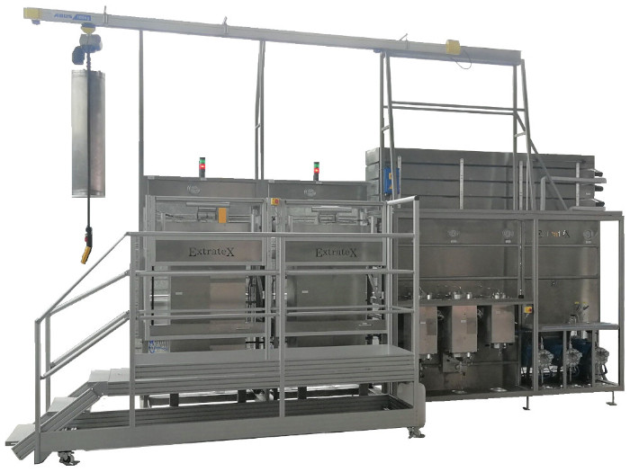 supercritical CO2 extraction system 2x100 liters